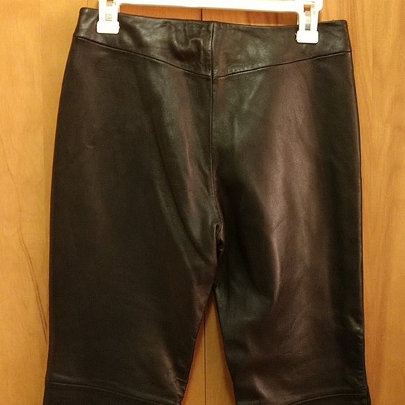 Black leather pants - Picture 3 of 5